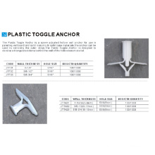 China Supplier Good Quality Low Price Plastic Toggle Anchor